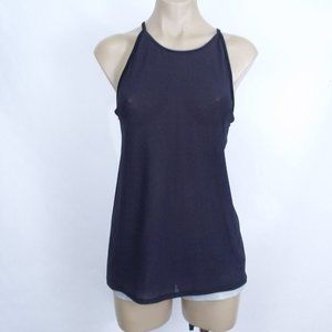 Lululemon Black Sheer Keyhole Tank